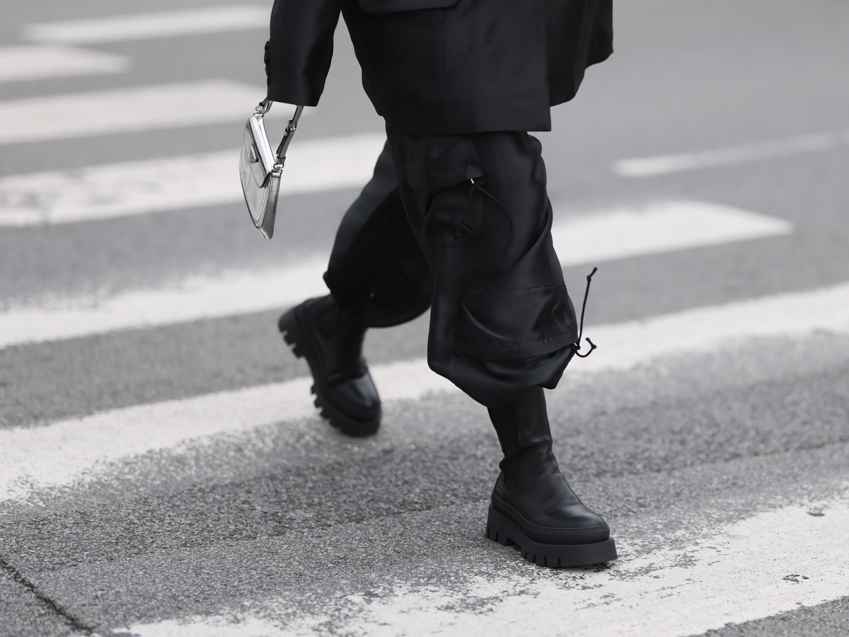 Schwarze Boots
