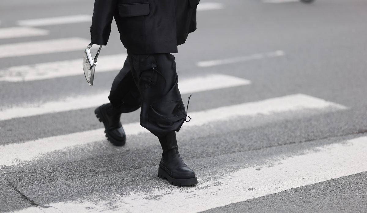Schwarze Boots