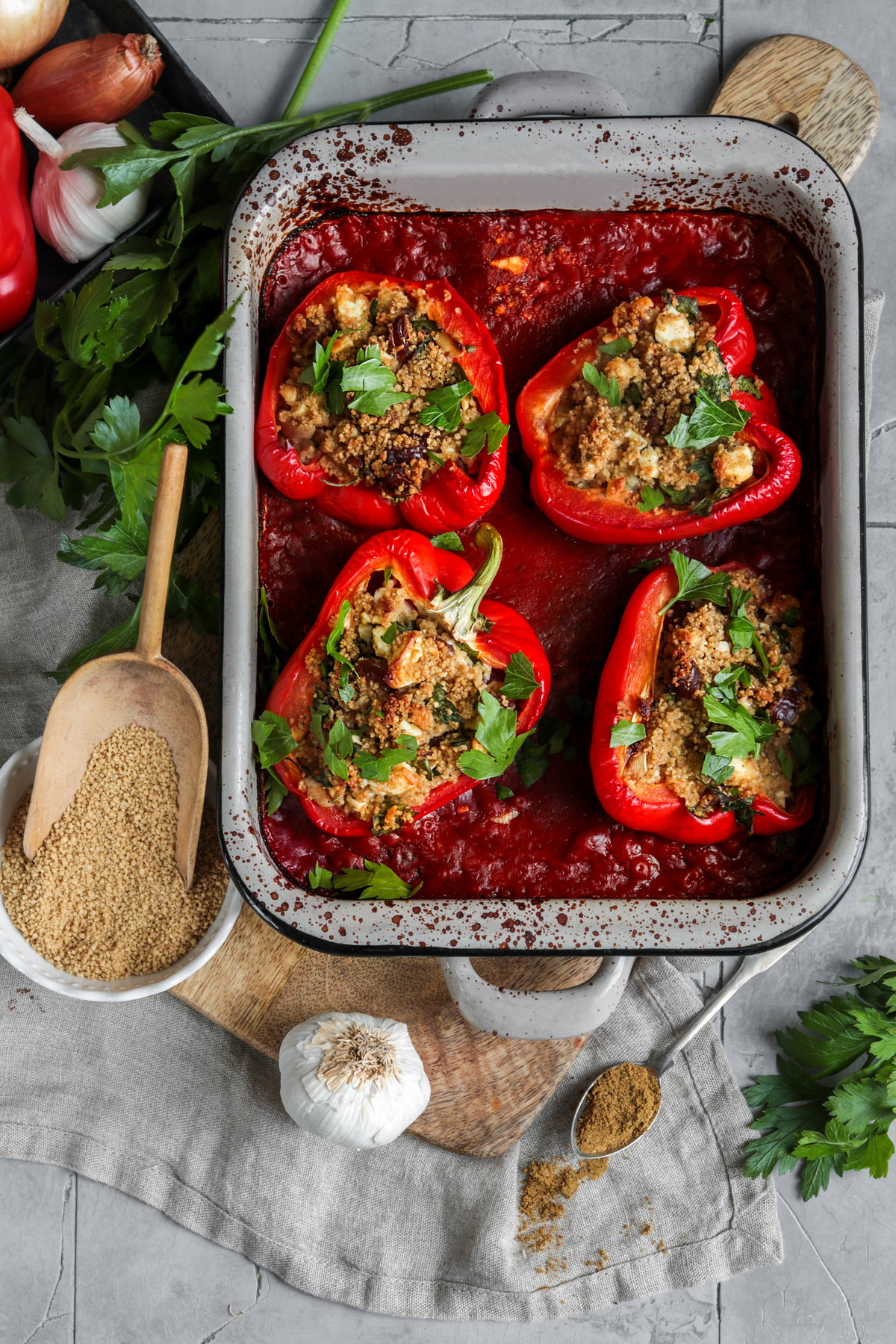 Rezept gefüllte Paprika