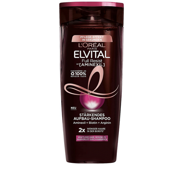 L'Oréal Paris Shampoo gegen Haarausfall durch Haarbruch, Für kraftloses, brüchiges Haar, Mit Biotin, Provitamin B5 und Arginin