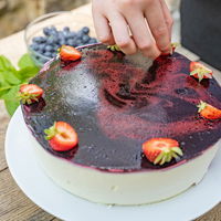 "Das große Backen": Diesen New York Cheesecake mit Fruchttopping musst du probieren