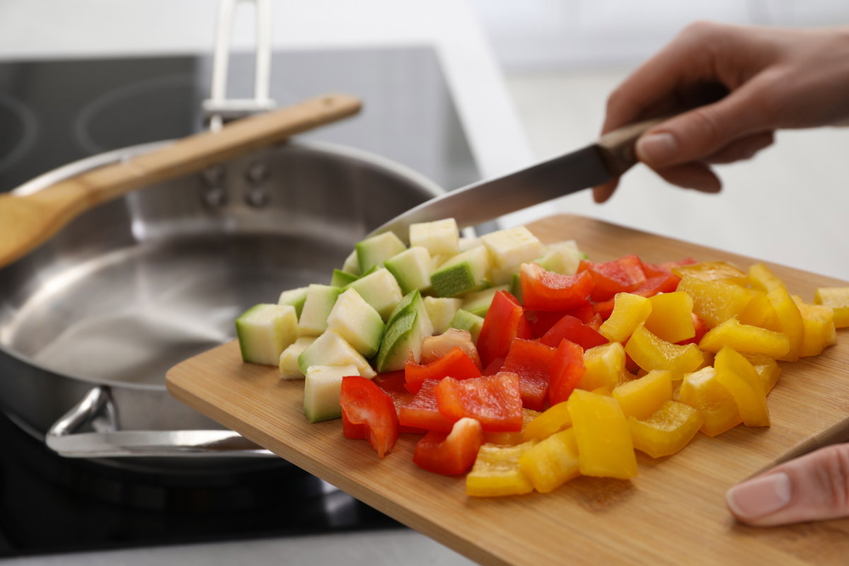 Zucchini und Paprika