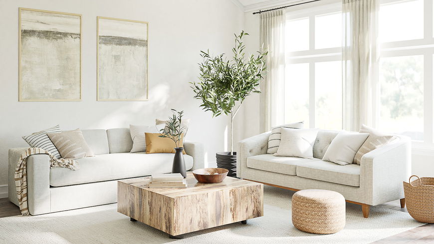 Diese 4 Farbregeln machen dein Wohnzimmer hell und freundlich
