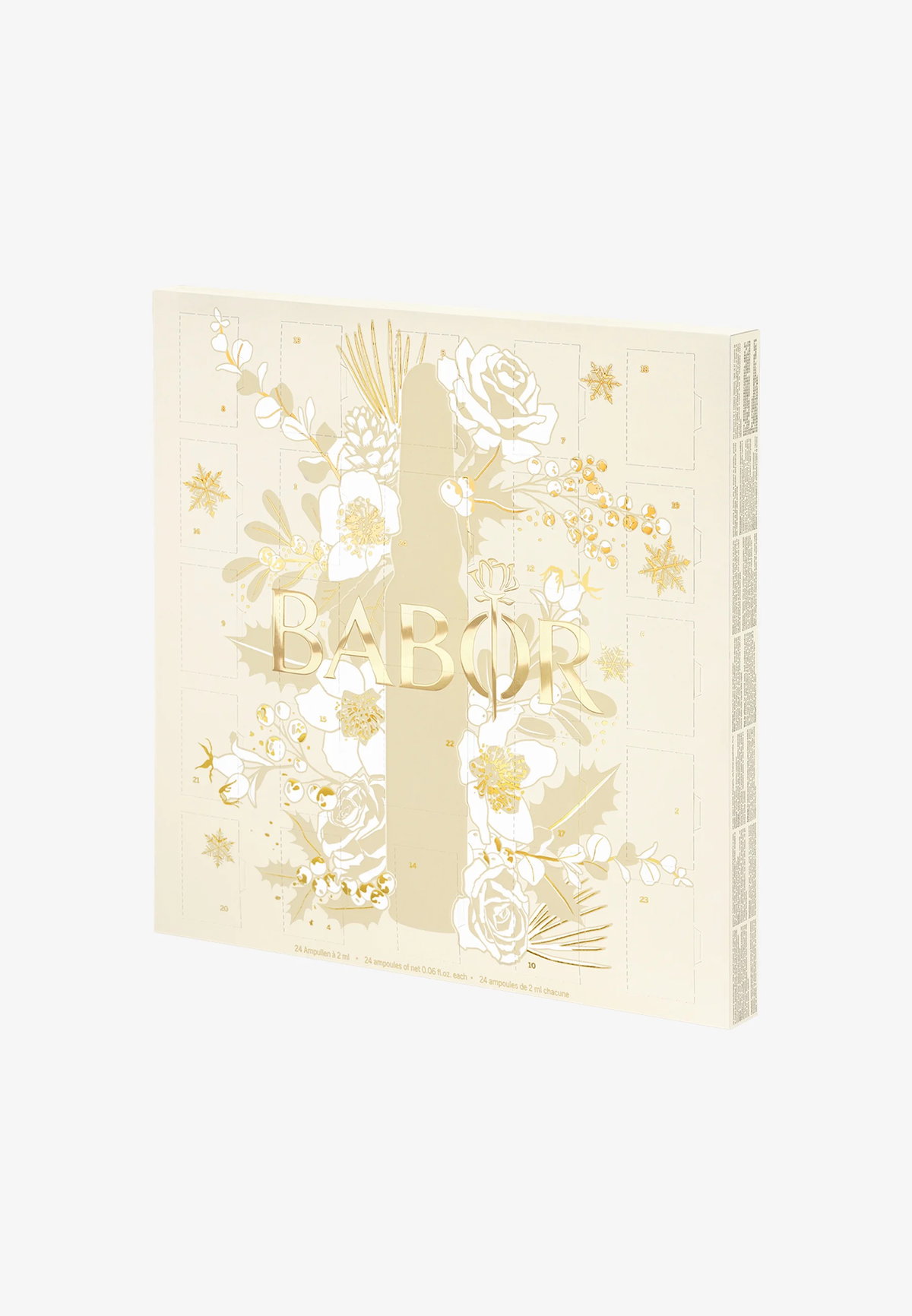 Ampullen Adventskalender von Babor: Hinter 24 Türchen erwarten dich 24 Ampullen für strahlend schöne Haut. Der Adventskalender von Babor ist für alle Hauttypen geeignet und bietet einen Preisvorteil von 38%. Du findest 24 perfekt aufeinander abgestimmte Wirkstoffkonzentrate, die eine intensive Ampullenkur ermöglichen. Dieser Wellness-Adventskalender sorgt dafür, dass die Tage bis zum Weihnachtsfest wie im Flug vergehen und dir eine jugendlich strahlende Haut sowie ein rundum erholtes Aussehen geschenkt wird. ( Hier shoppen für ca. 80 Euro )