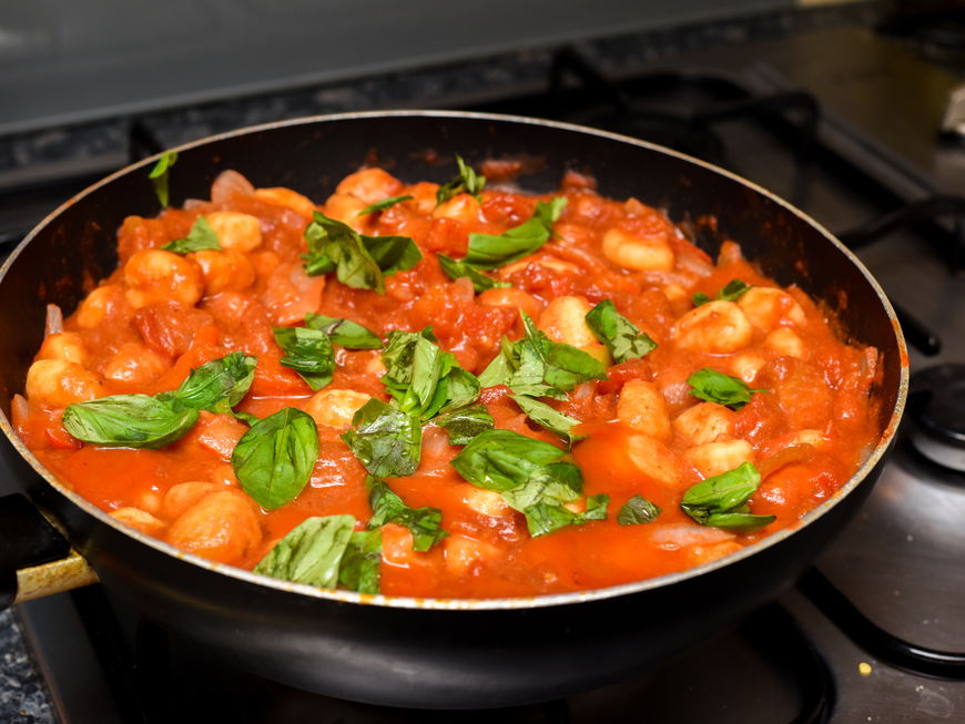 Bunte Gnocchi Pfanne