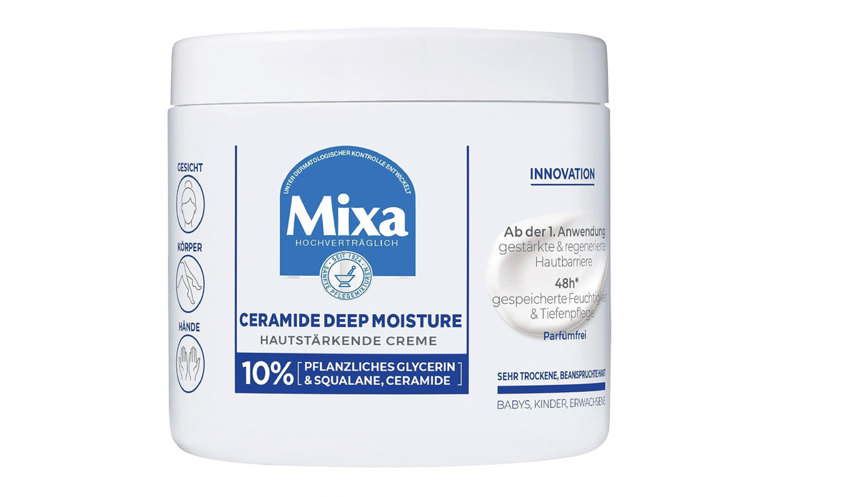 Ceramide Deep Moisture Creme von Mixa, ca. 8 Euro bei Amazon