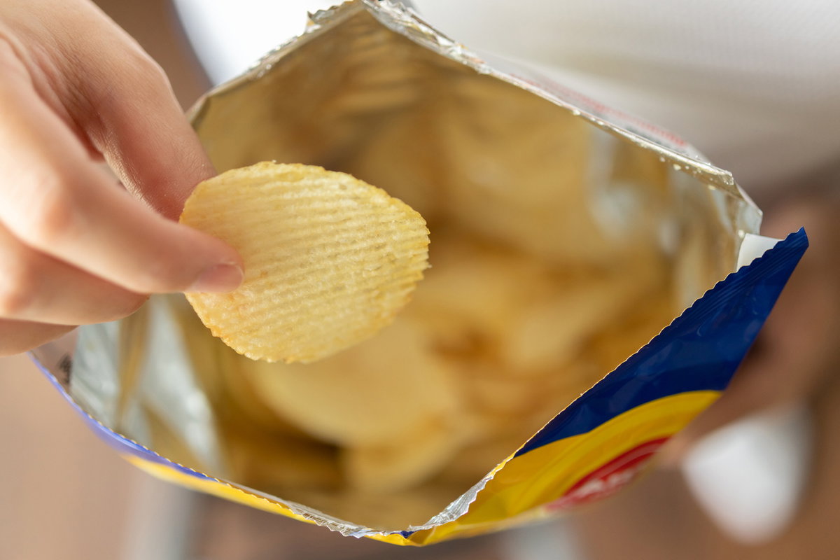 Chips in Chipstüte