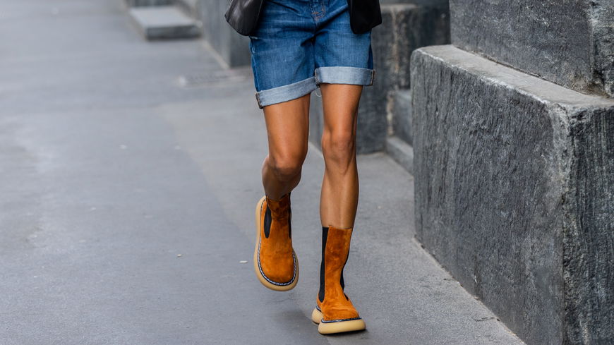 Statt Sandalen: Wir tragen im Herbst Stiefel von Birkenstock