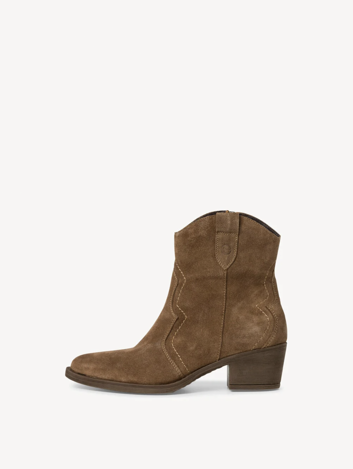 Wer lieber Wildleder bevorzugt, trifft mit diesen Stiefeletten von Tamaris für ca. 100 Euro die richtige Entscheidung.