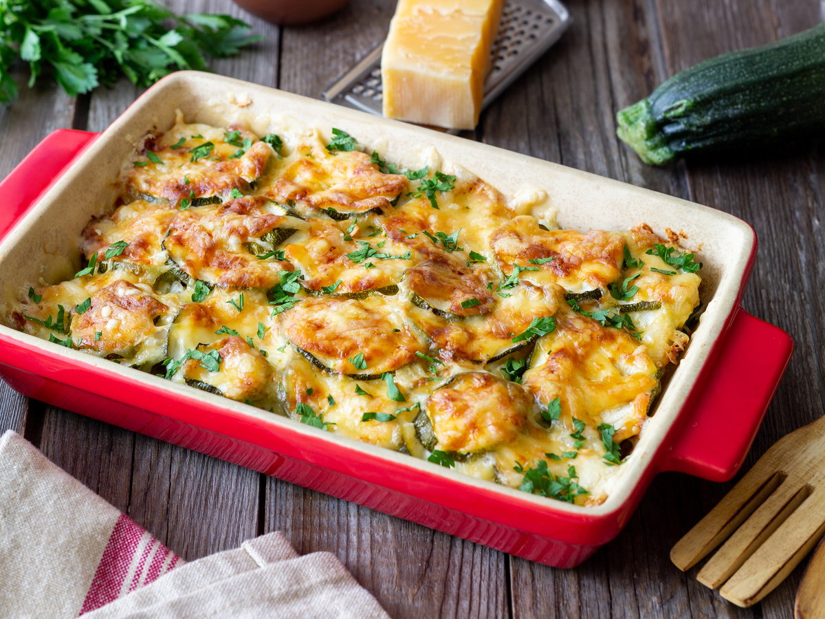 Zucchini-Auflauf mit Kartoffeln