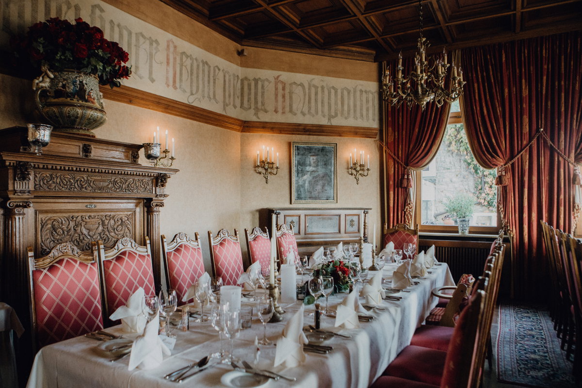 Rittersaal im Schlosshotel Steinburg