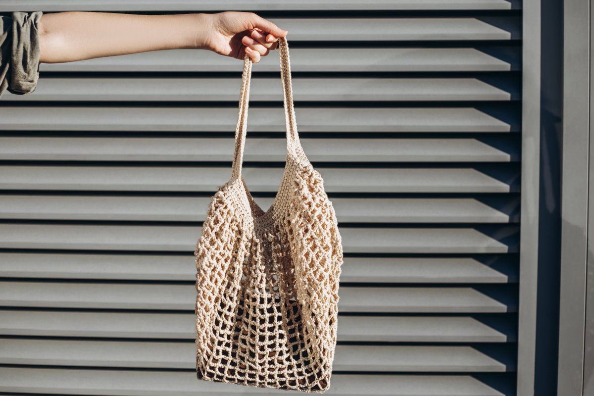 Gehäkelte Tasche