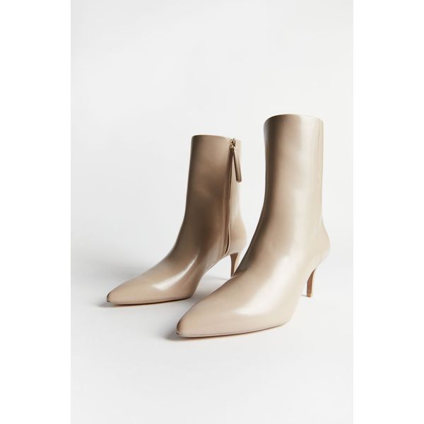 Beigefarbene Stiefeletten von H&M