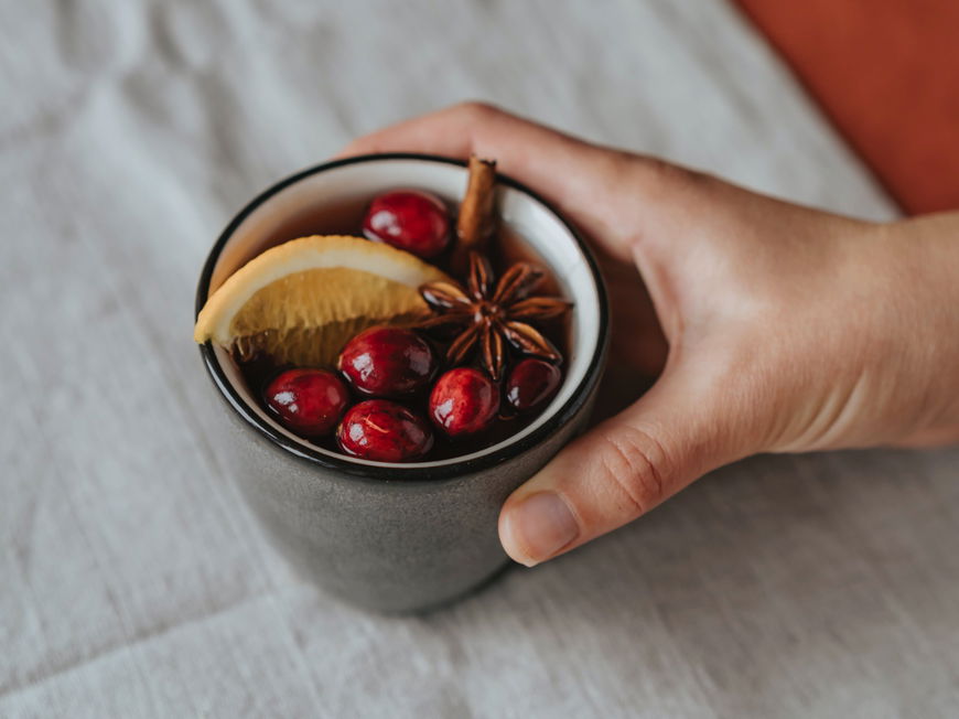 Glühwein in einer Tasse