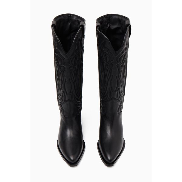 Schwarze Cowboy Stiefel