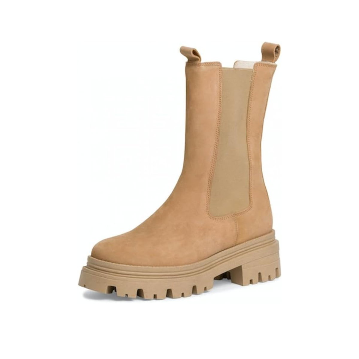 Tamaris Damen Chelsea Boot in Beige-Braun