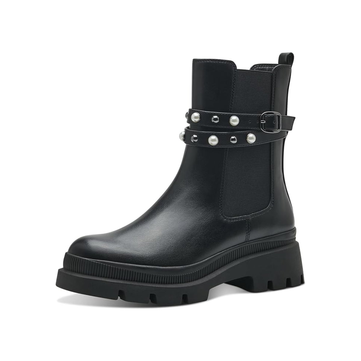 Tamaris Damen Stiefelette mit Perlen