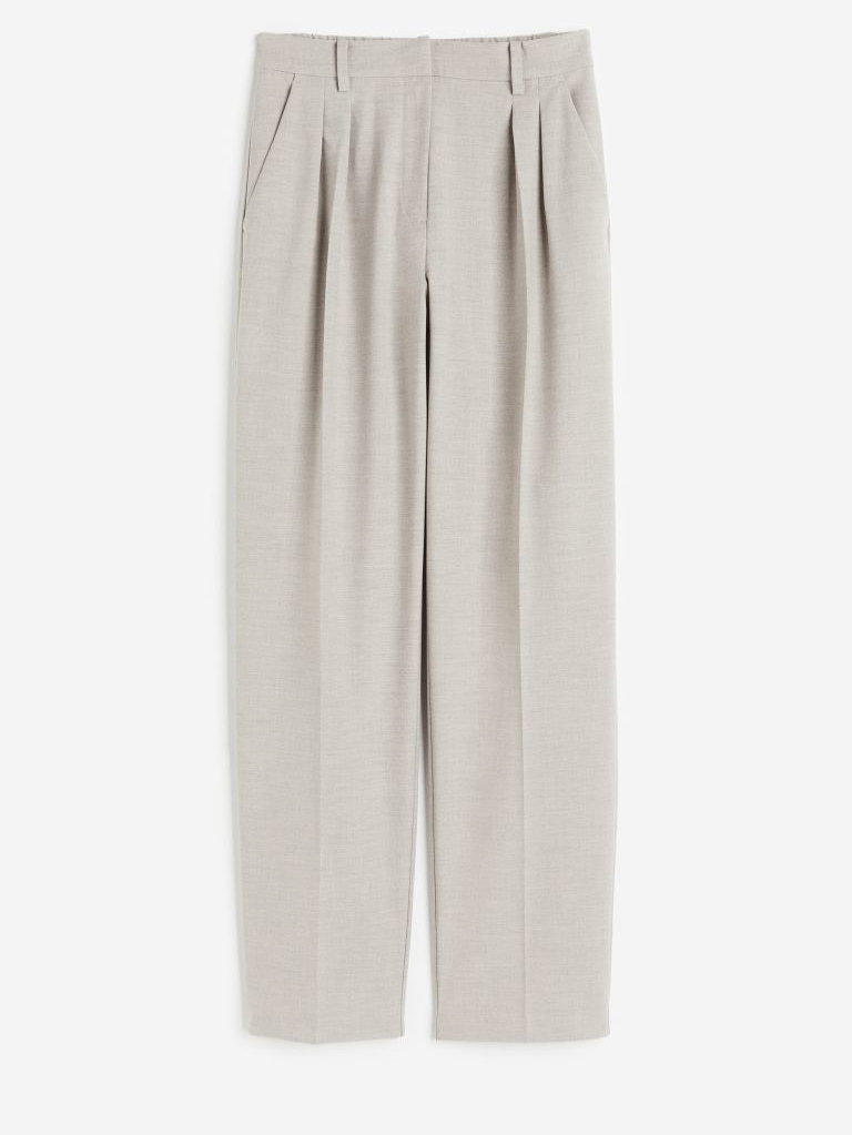 Hose im Tapered-Schnitt Greige von H&M
