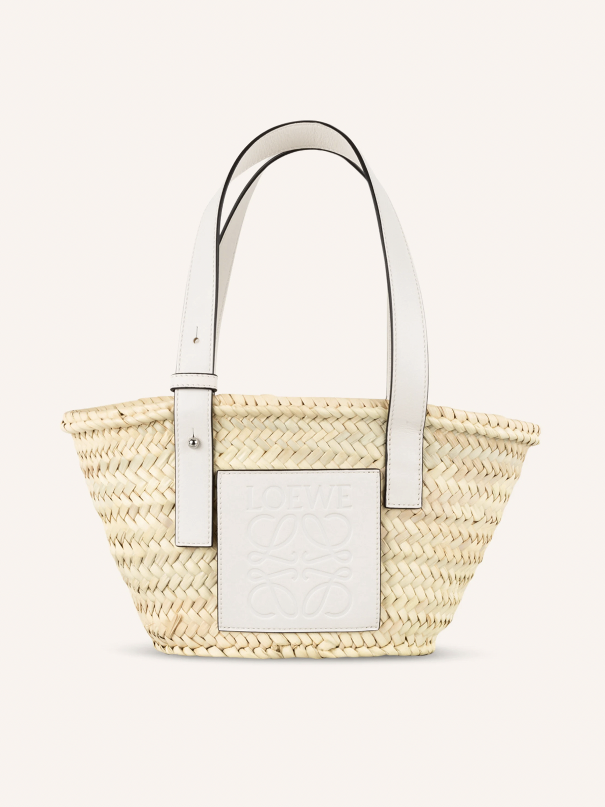 Diese Designertasche von Loewe macht einfach gute Laune! Bei Breuninger kannst du sie für 420 Euro shoppen.
