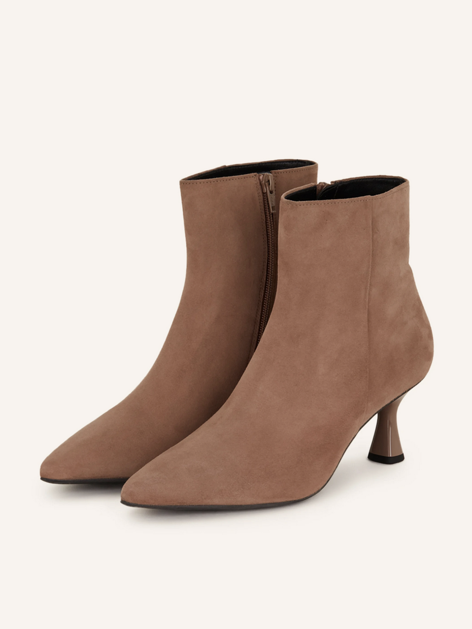 Stiefelette mit Absatz von Högl in Taupe Ankle Boot