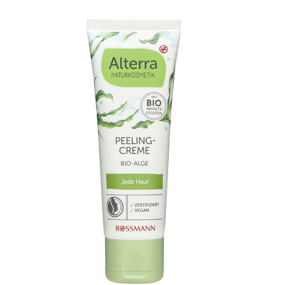 Testsieger: Peelingcreme Bio-Alge von Alterra NATURKOSMETIK, ca. 2 Euro