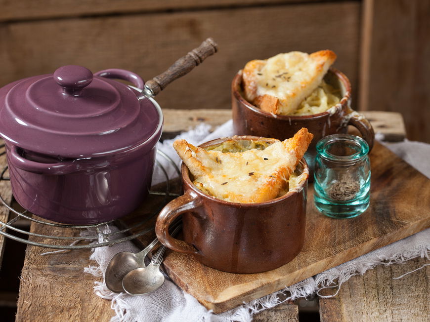 Französische Ziebelsuppe