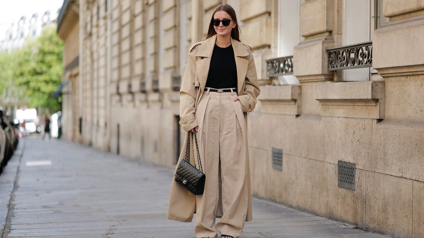 Trenchcoats mit diesem besonderen Detail sind jetzt Mode-Trend