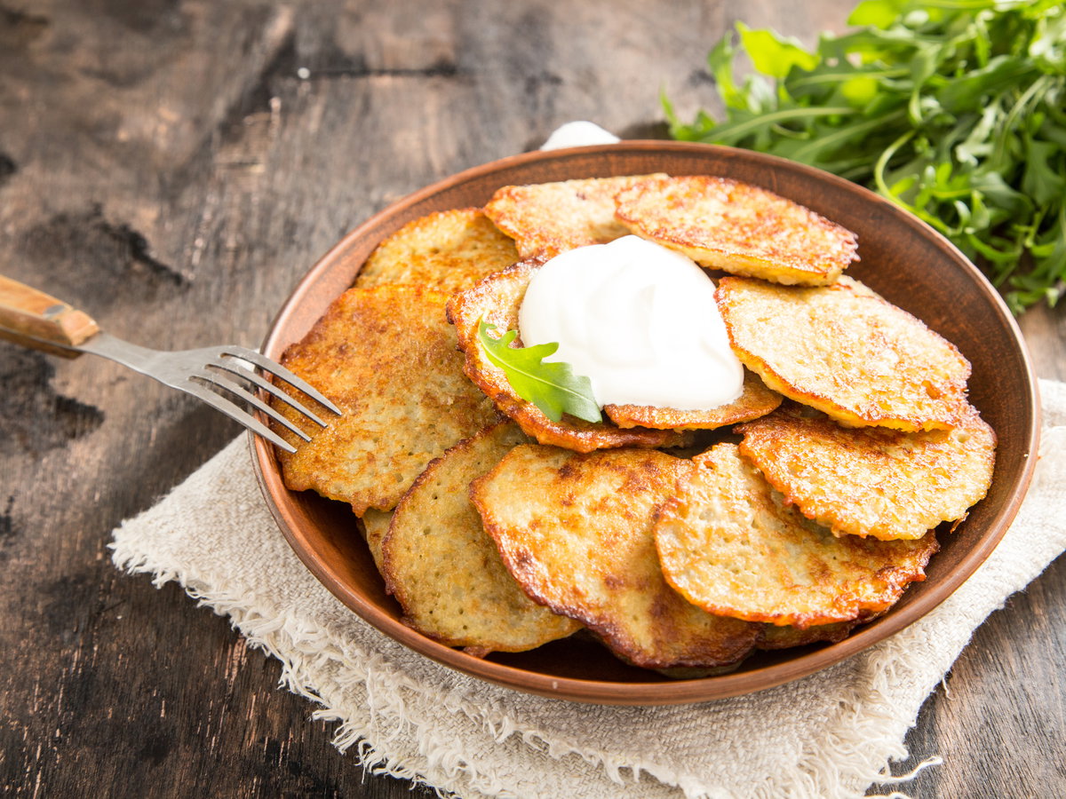Kartoffelpuffer mit Quark