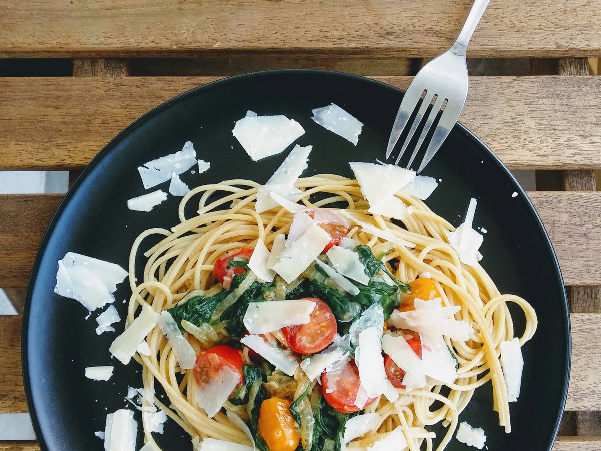 Tomaten-Knoblauch-Pasta