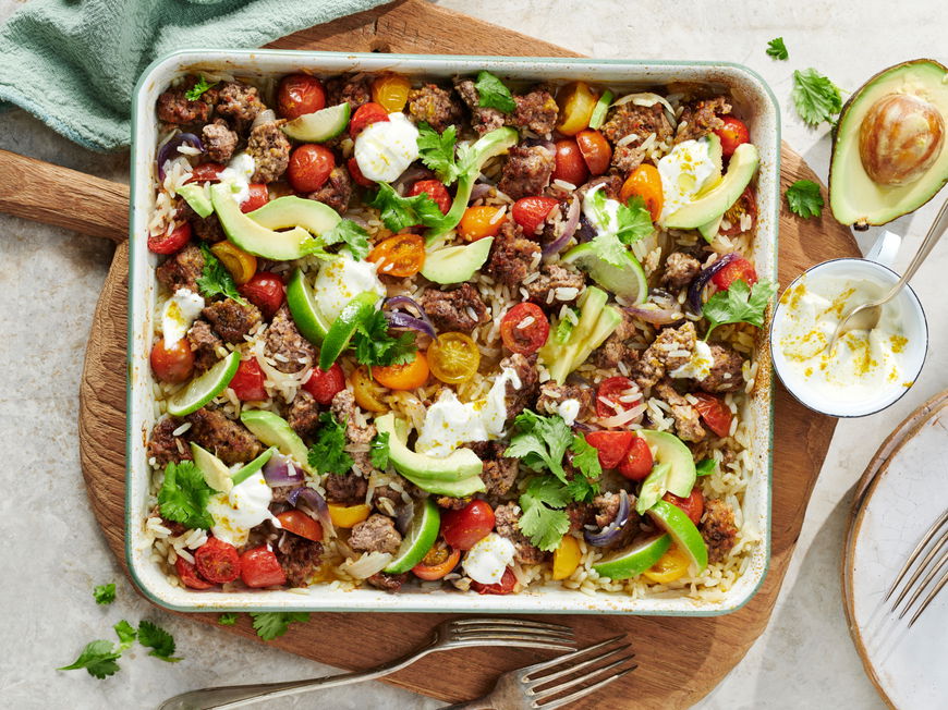 Rezept Hackfleischauflauf vom Blech