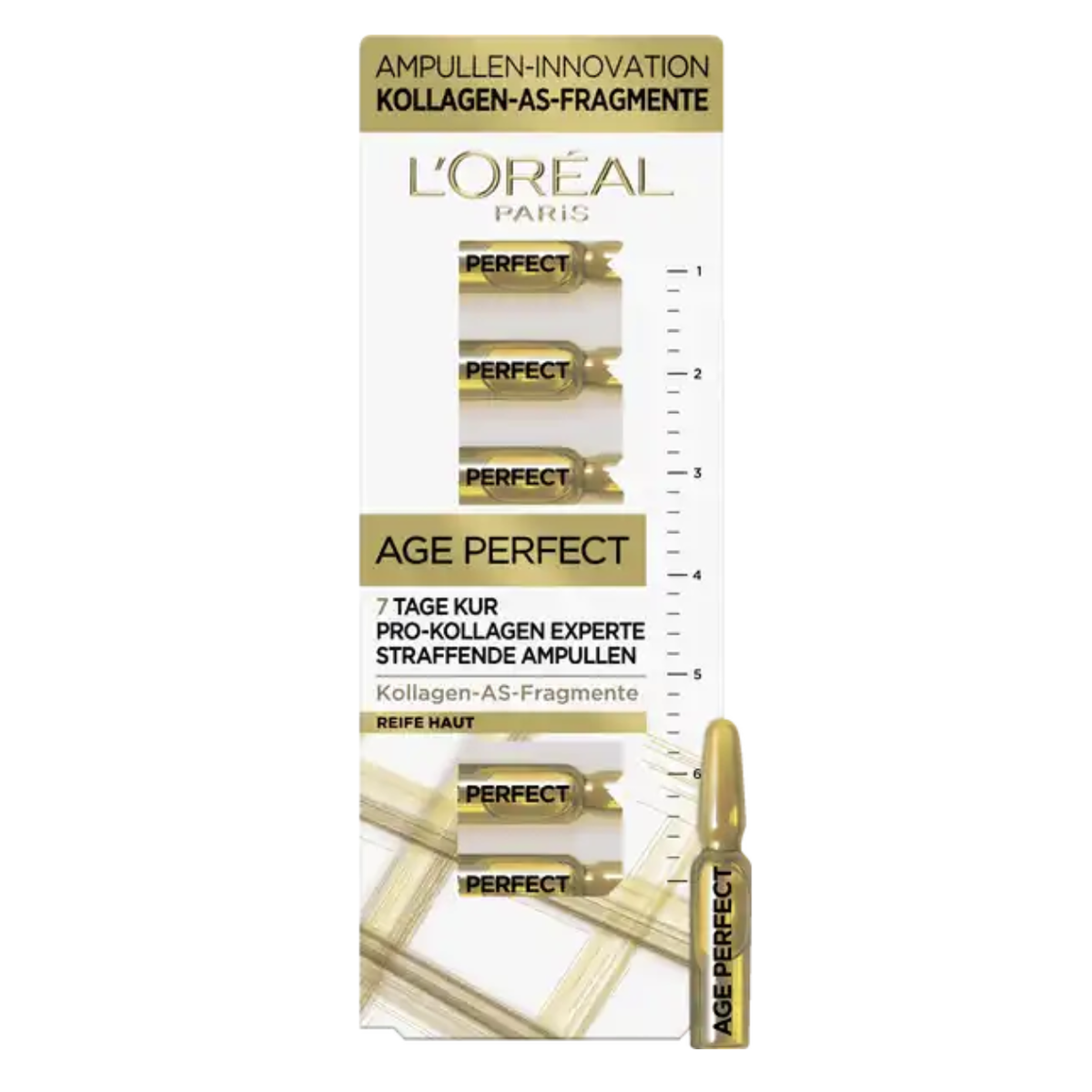 L’Oréal Paris Age Perfect – Pro-Kollagen Experte 7 Tage Ampullen Kur, ca. 15 Euro