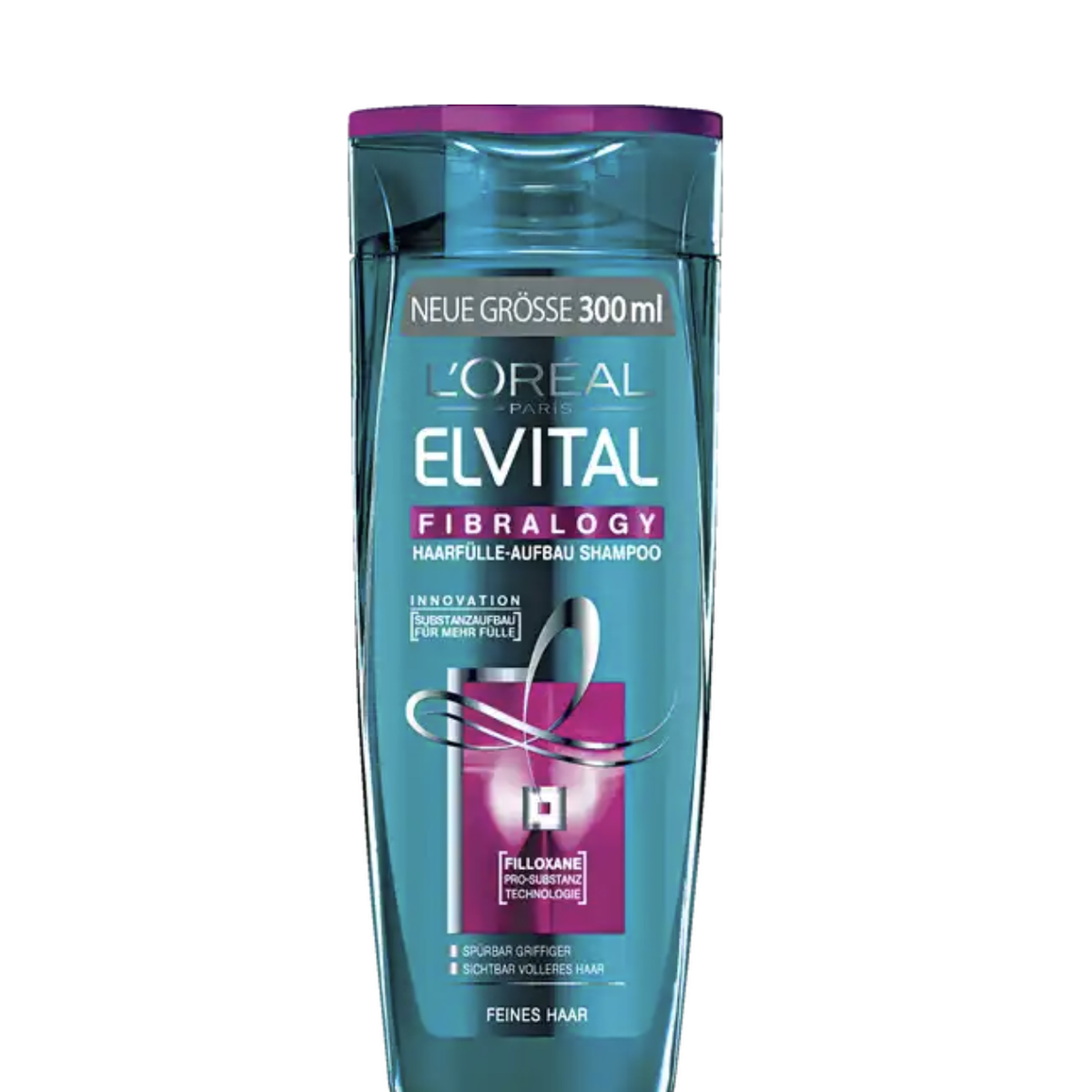 Fibralogy Shampoo von L’Oréal Paris Elvital, über Rossmann ca. 3 Euro