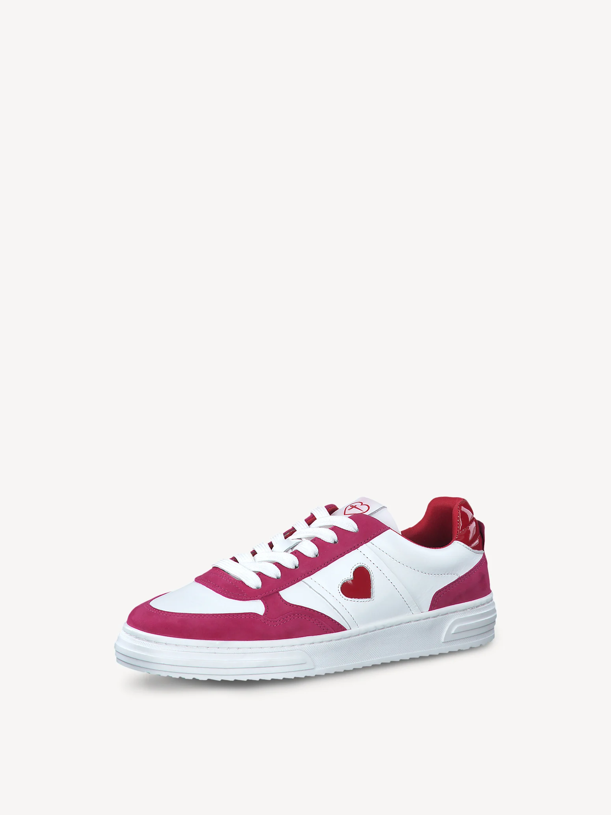 Sneaker mit pinkfarbenen Akzenten