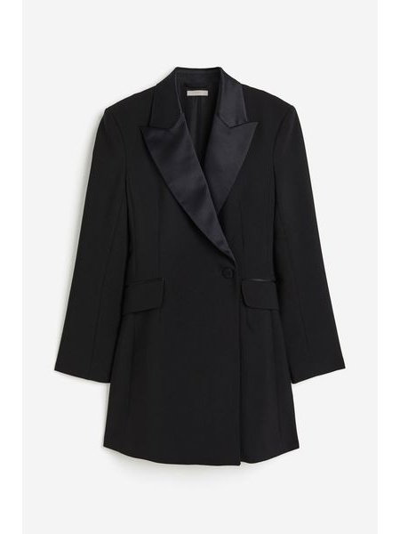 Schwarzes Blazerkleid von H&M