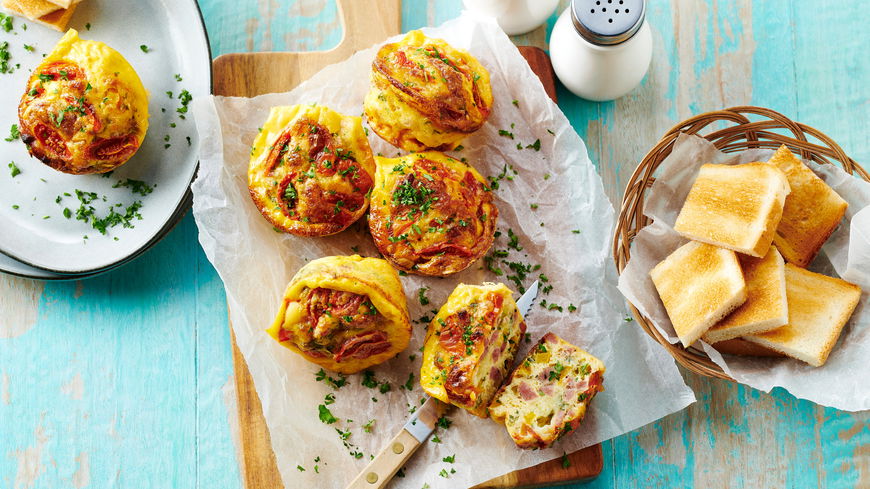 15 Minuten Rezept: Leckere Rührei-Muffins