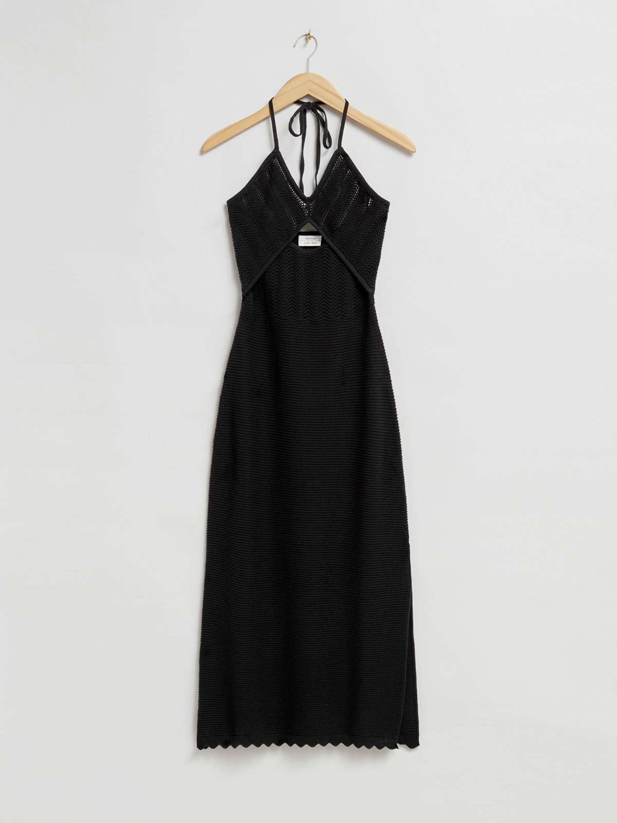 Midikleid mit Neckholder-Ausschnitt