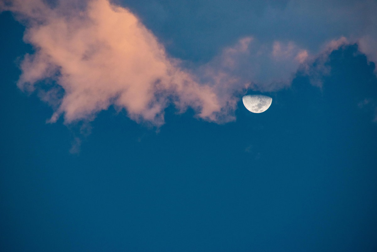 Mond am Himmel