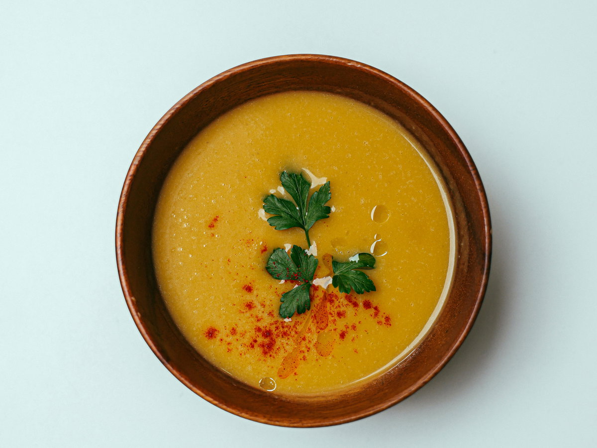 Reissuppe mit Lachs