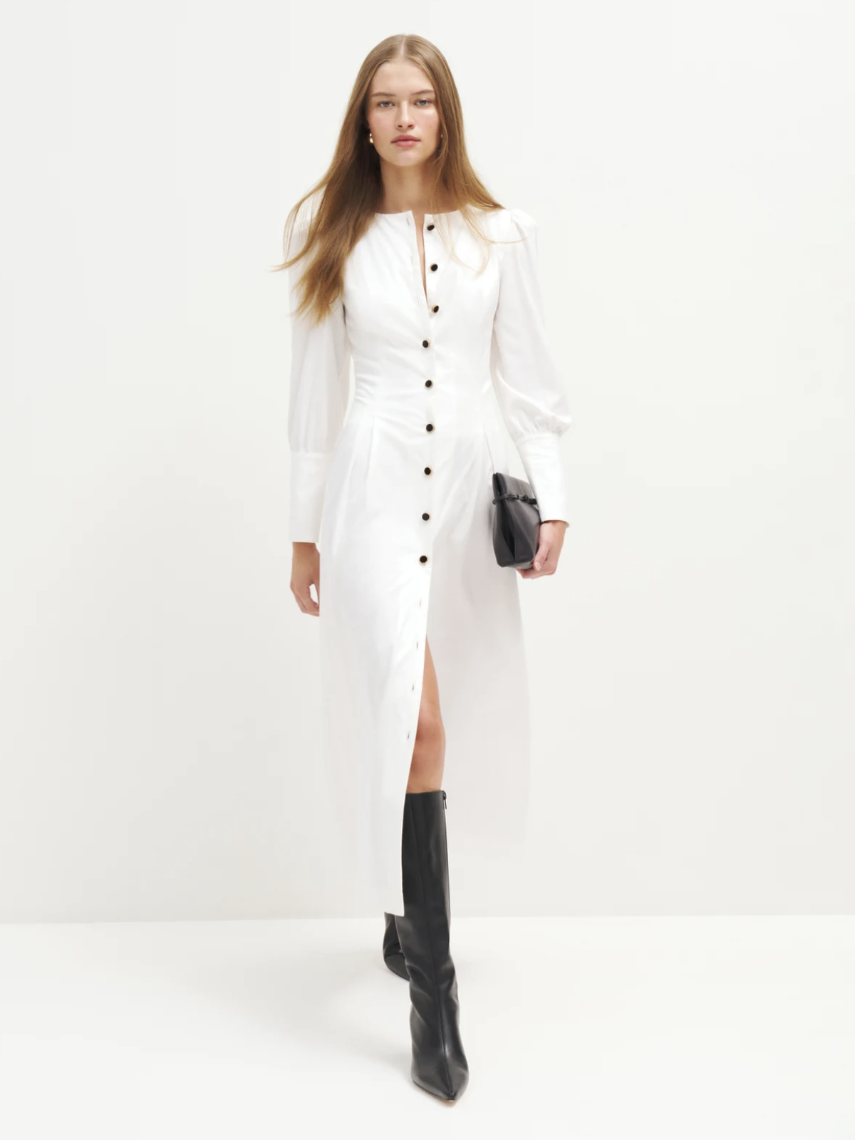 Kleid mit Knopfleiste