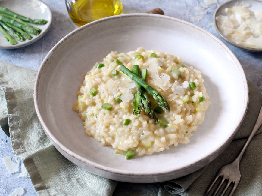 Spargelrisotto