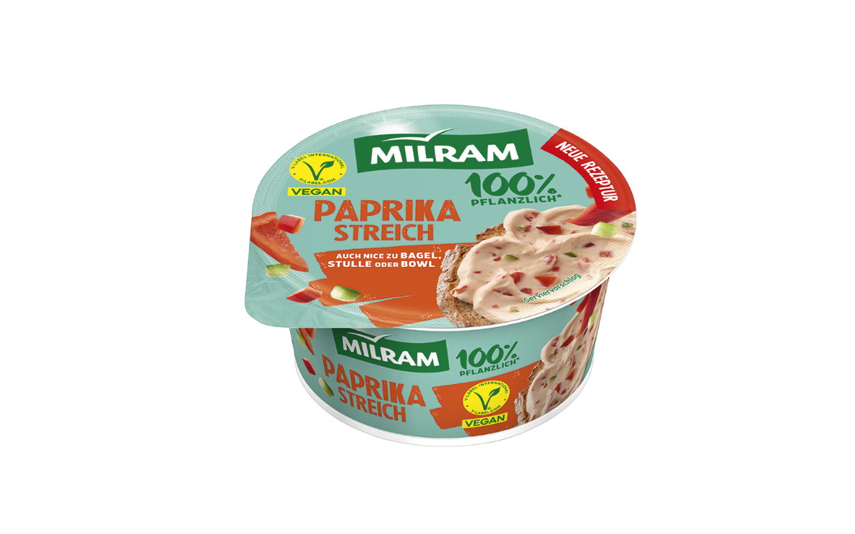 Milram veganer Paprika Streich