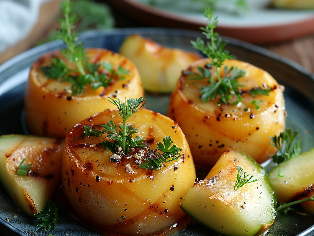 Gegrillte Melone