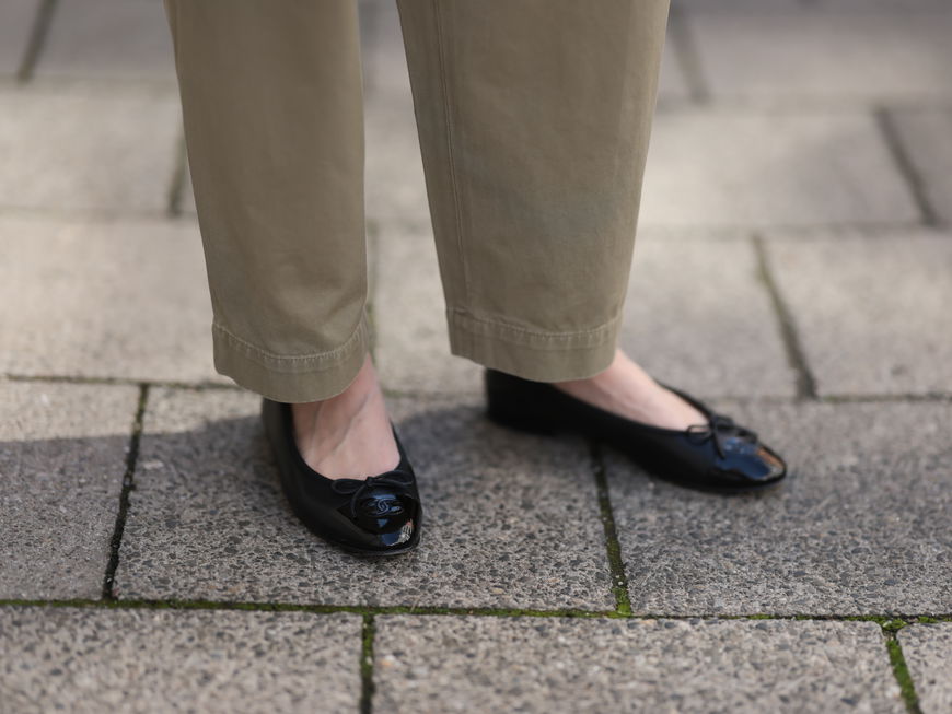 Schwarze Ballerinas