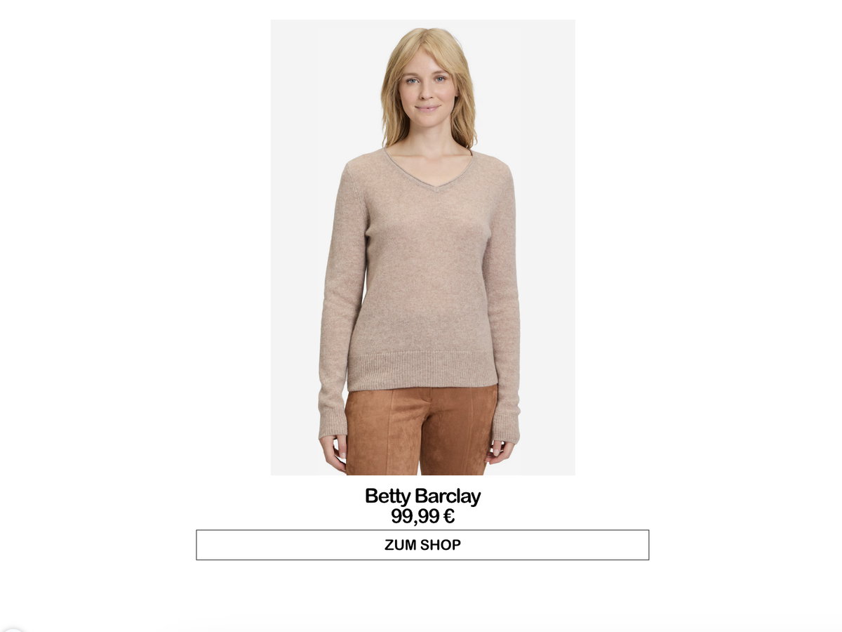 Kaschmir-Pullover von Betty Barclay