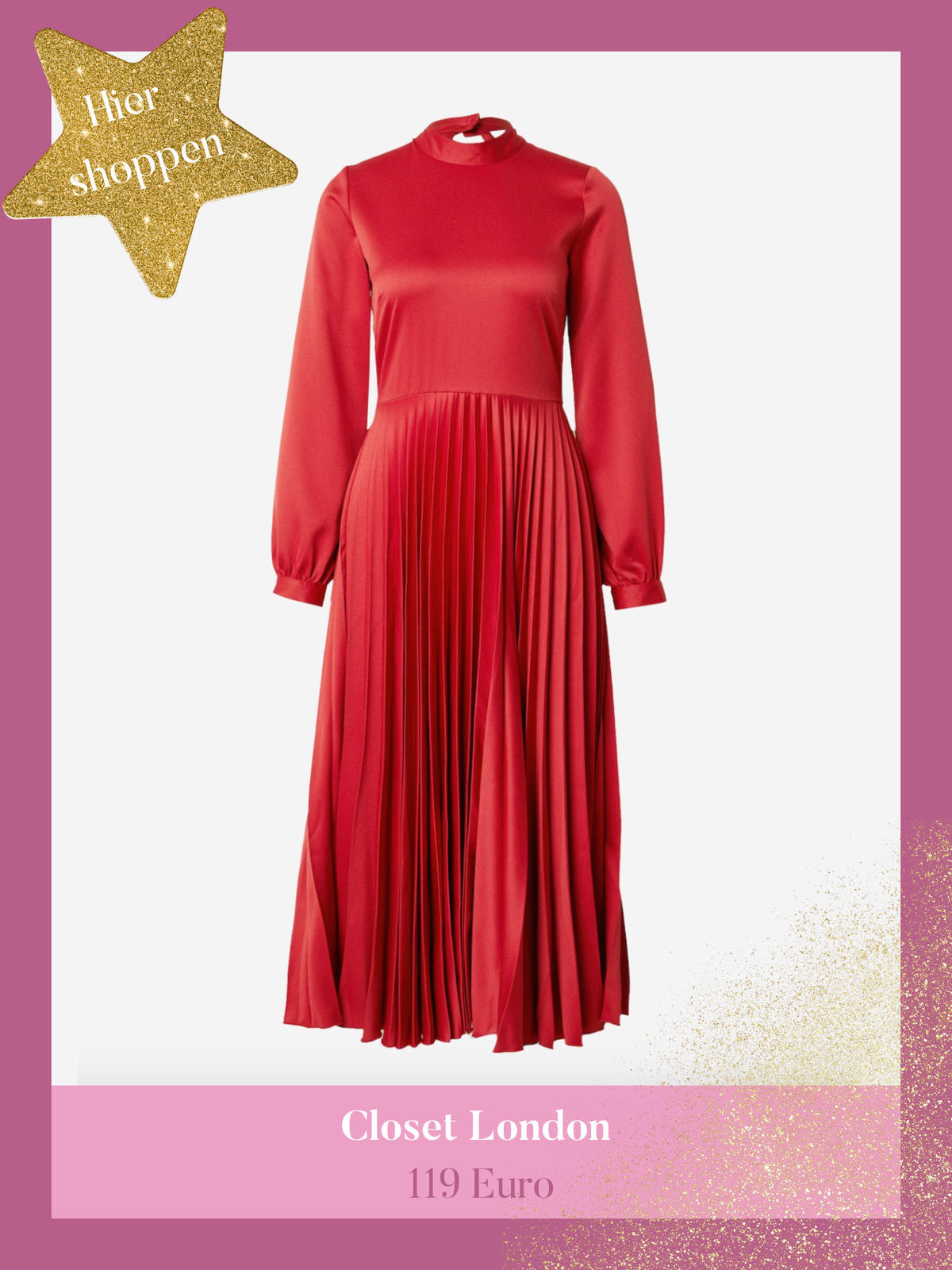 Satinkleid von Closet London