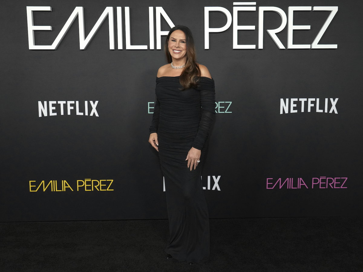 Karla Sofia Gascon auf dem roten Teppich für den Film Emilia Perez.