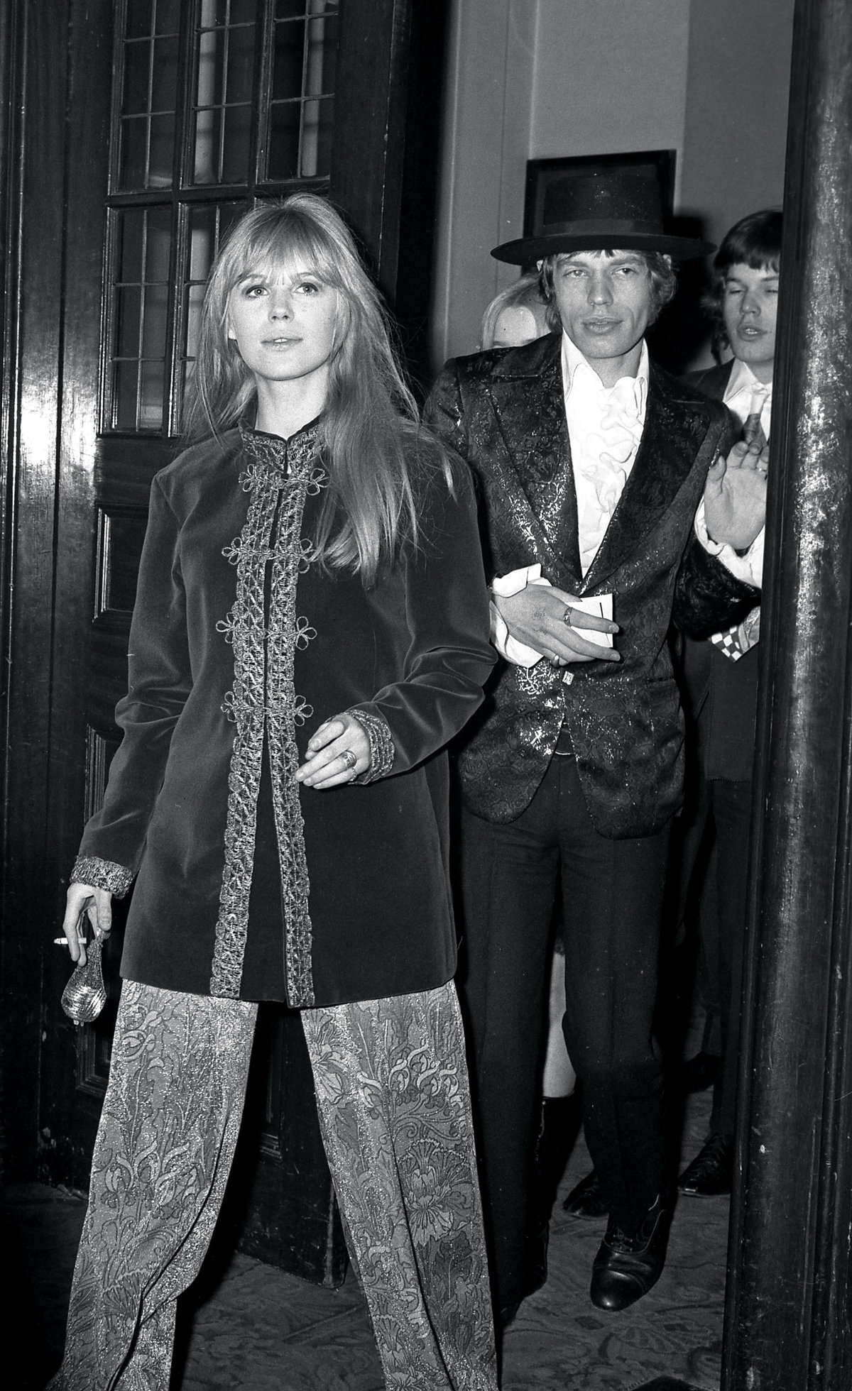 Marianne Faithfull mit Mick Jagger