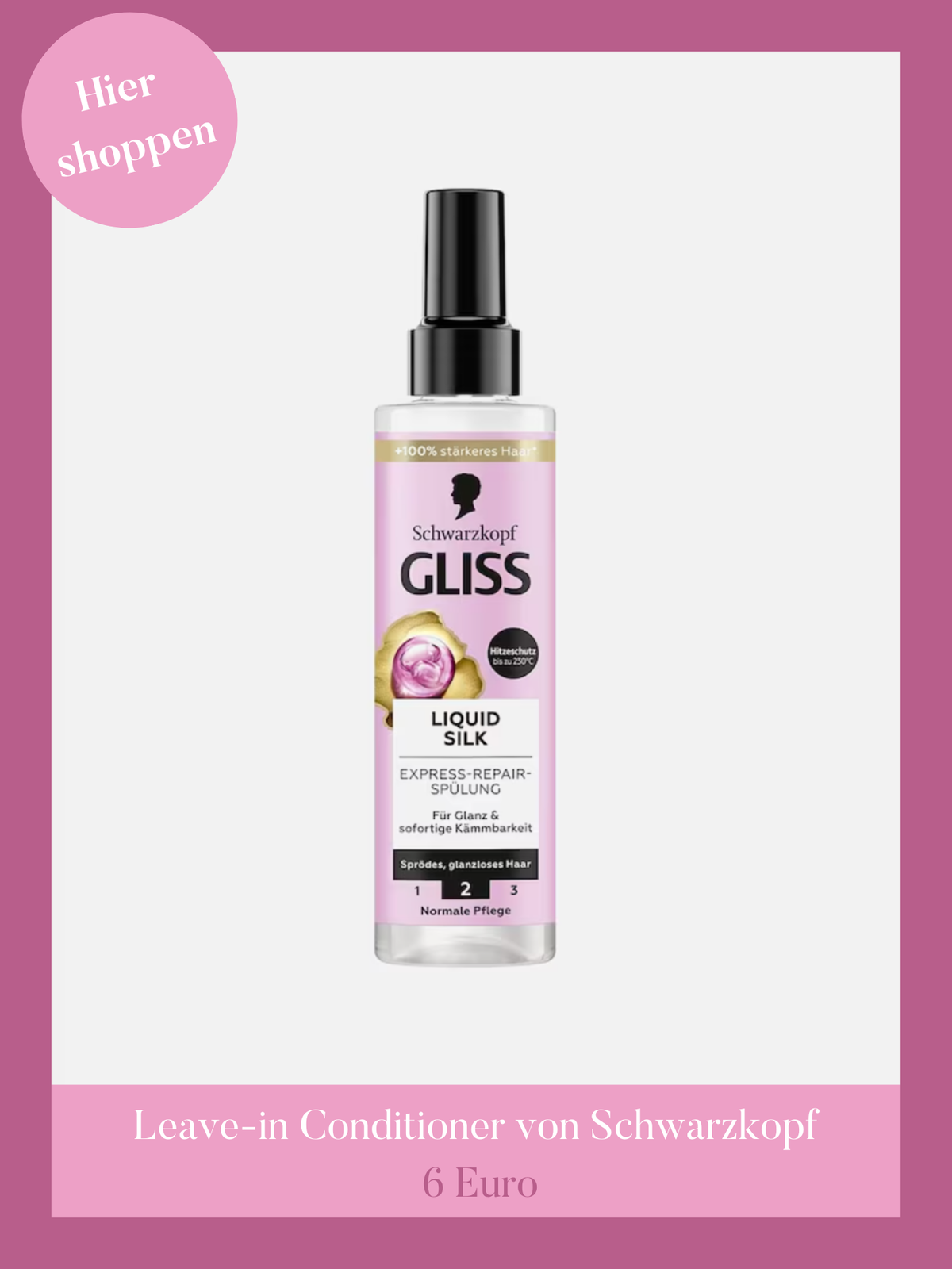 Schwarzkopf Gliss Leave-in-Conditioner Liquid Silk