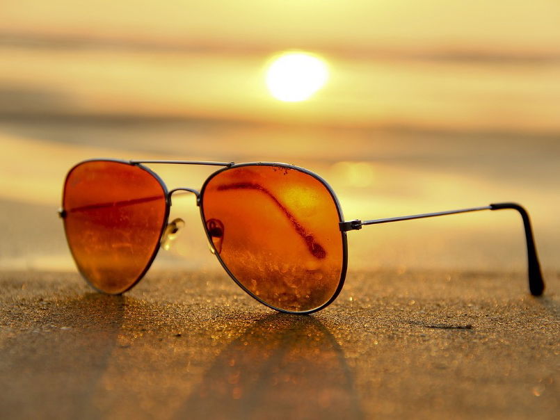 Angesagte Sonnenbrille für den Strandurlaub