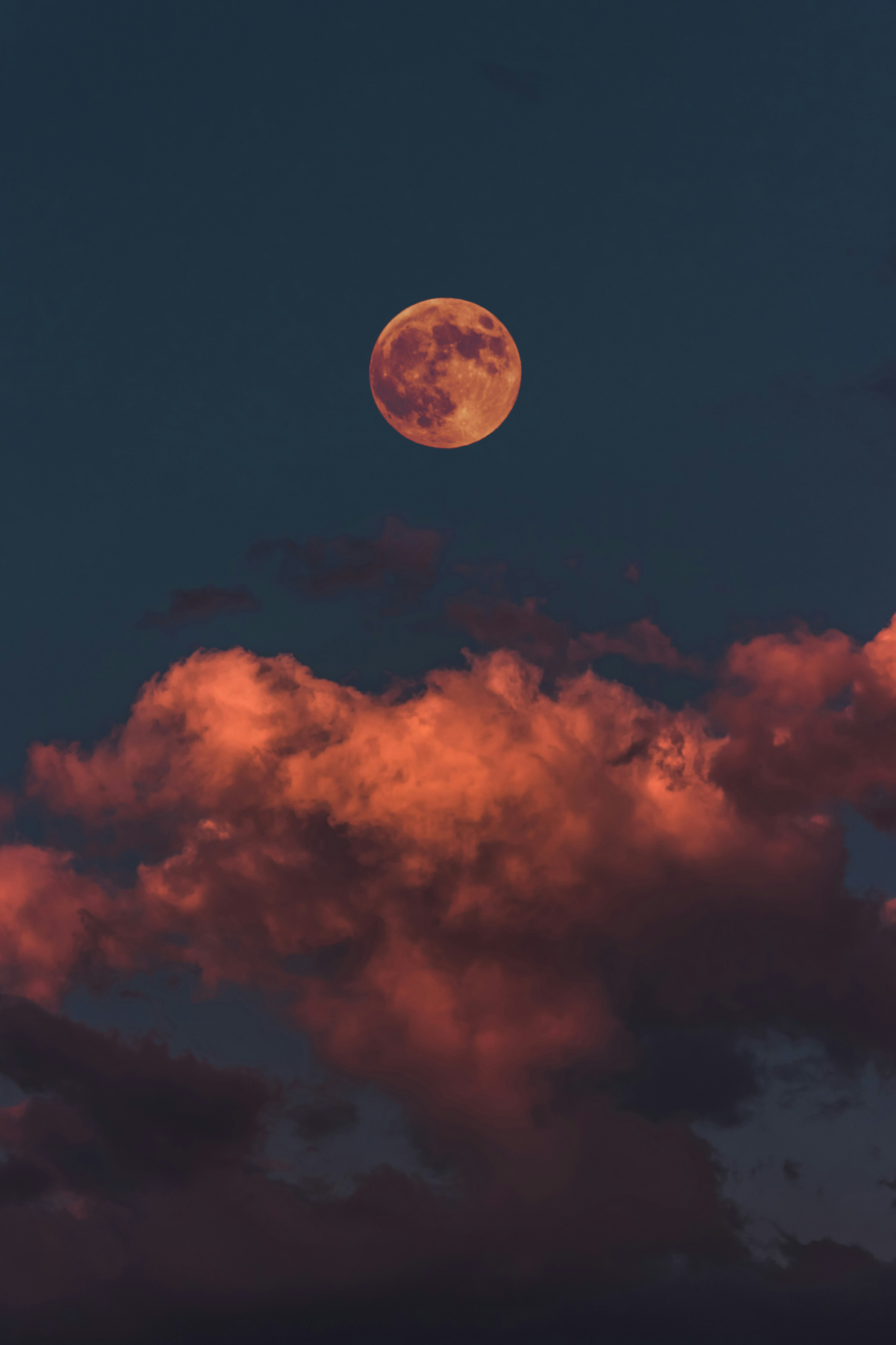 Himmel mit Vollmond